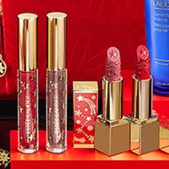 ESTEE LAUDER 4 Piece: 2 Lipsticks, 2 Lip glosses + FREE gifts! - Picture 7 of 7